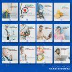 Pack 130 Artes editáveis cardiologista Photoshop+legendas - Imagem 7