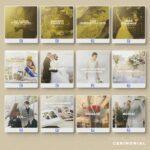 Pack 130 Artes editáveis cerimonial Photoshop +legendas - Imagem 7