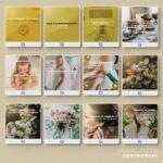 Pack 130 Artes editáveis cerimonial Photoshop +legendas - Imagem 3