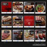 Pack 130 Artes editáveis churrascaria Photoshop + legendas - Imagem 3