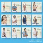 Pack 130 Artes editáveis clinica médica Photoshop +legendas - Imagem 7