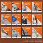 Pack 130 Artes editáveis corretora de seguros Photoshop +legendas - Imagem 3