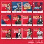 Pack 130 Artes editáveis escolas de inglês Photoshop +Legendas - Imagem 10