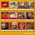 Pack 130 Artes editáveis hamburgueria Photoshop +Legendas - Imagem 6