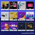 Pack 340 artes editáveis marketing digital - Photoshop psd - Imagem 10