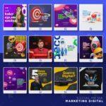 Pack 340 artes editáveis marketing digital - Photoshop psd - Imagem 2