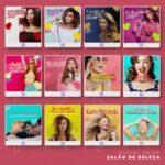 Pack 130 Artes editáveis salão de beleza photoshop + Legendas - Imagem 4