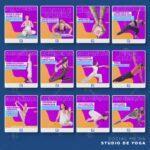 Pack 130 Artes editáveis studio de yoga Photoshop +Legendas - Imagem 5