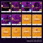 Pack 130 Artes editáveis Terapia Holística Photoshop +Legendas - Imagem 6