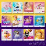 Pack 370 artes editáveis dia das crianças - Photoshop psd - Imagem 6