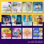 Pack 370 artes editáveis dia das crianças - Photoshop psd - Imagem 5