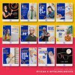 Pack 200 Artes editáveis óticas e oftalmologista - Photoshop Psd - Imagem 10