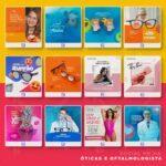 Pack 200 Artes editáveis óticas e oftalmologista - Photoshop Psd - Imagem 6