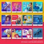 Pack 200 Artes editáveis óticas e oftalmologista - Photoshop Psd - Imagem 5