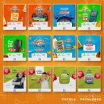 Pack 310 Artes editáveis volta ás aulas, escola, faculdade Photoshop psd - Imagem 10