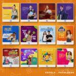 Pack 310 Artes editáveis volta ás aulas, escola, faculdade Photoshop psd - Imagem 2