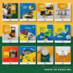 Pack 200 Artes editáveis posto de gasolina Photoshop +Bônus - Imagem 10