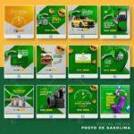Pack 200 Artes editáveis posto de gasolina Photoshop +Bônus - Imagem 6