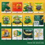 Pack 200 Artes editáveis posto de gasolina Photoshop +Bônus - Imagem 2