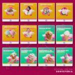 Pack 150 Artes editáveis sorveteria Photoshop +Legendas - Imagem 4