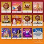 pack 290 artes editáveis carnaval - Photoshop psd - Imagem 11