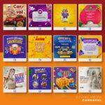 pack 290 artes editáveis carnaval - Photoshop psd - Imagem 10