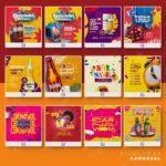 pack 290 artes editáveis carnaval - Photoshop psd - Imagem 4