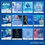 Pack 370 Artes editáveis photoshop - Novembro azul - Imagem 7