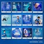 Pack 370 Artes editáveis photoshop - Novembro azul - Imagem 2