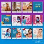 Pack 330 artes editáveis estética Photoshop psd - Imagem 10
