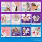 Pack 330 artes editáveis estética Photoshop psd - Imagem 9
