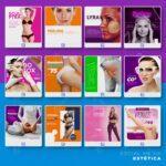 Pack 330 artes editáveis estética Photoshop psd - Imagem 7