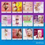 Pack 330 artes editáveis estética Photoshop psd - Imagem 3