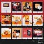 Pack 280 Artes editáveis sushi, comida japonesa Photoshop psd - Imagem 10