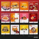 Pack 280 Artes editáveis sushi, comida japonesa Photoshop psd - Imagem 2