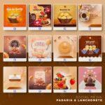 Pack 360 artes editáveis padaria e lanchonete Photoshop psd - Imagem 8