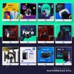 Pack 250 Artes editáveis eletrônicos, vendas online, importados Photoshop - Imagem 11