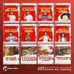 Pack 200 Artes editáveis no canva - Self Service e Marmitex +Legendas - Imagem 10