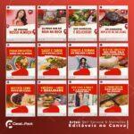 Pack 200 Artes editáveis no canva - Self Service e Marmitex +Legendas - Imagem 8