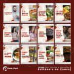 Pack 200 Artes editáveis no canva - Self Service e Marmitex +Legendas - Imagem 4