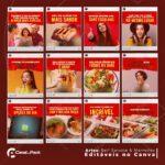 Pack 200 Artes editáveis no canva - Self Service e Marmitex +Legendas - Imagem 3