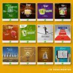 Pack 220 Artes editáveis Mídias Sociais Corel Draw +Bônus - Imagem 3