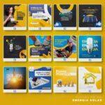 Pack 450 artes editáveis energia solar photoshop +bônus - Imagem 2