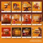 280 Artes editáveis Hamburgueria Photoshop +Stories - Imagem 10