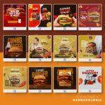 280 Artes editáveis Hamburgueria Photoshop +Stories - Imagem 6