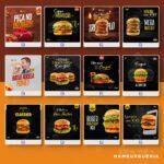 280 Artes editáveis Hamburgueria Photoshop +Stories - Imagem 4