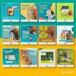 Pack 280 Artes editáveis petshop Photoshop +Bônus - Imagem 6
