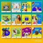 Pack 280 Artes editáveis petshop Photoshop +Bônus - Imagem 5