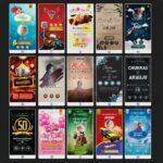 Pack 30 Artes editáveis convites interativo Photoshop psd - Imagem 4