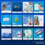 Pack 460 artes editáveis dentista,odontologia Photoshop psd - Imagem 9